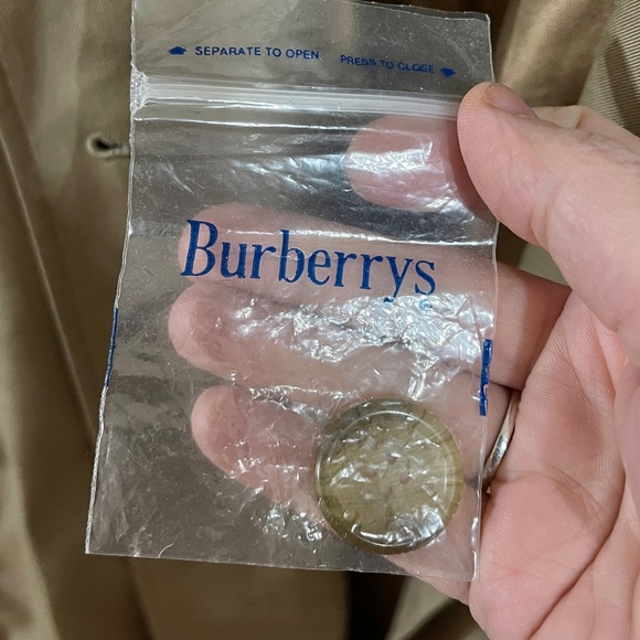 Vintage Burberrys of London Trench Coat Wool Liner Nova Check UK 10 Petite - Picture 5 of 12